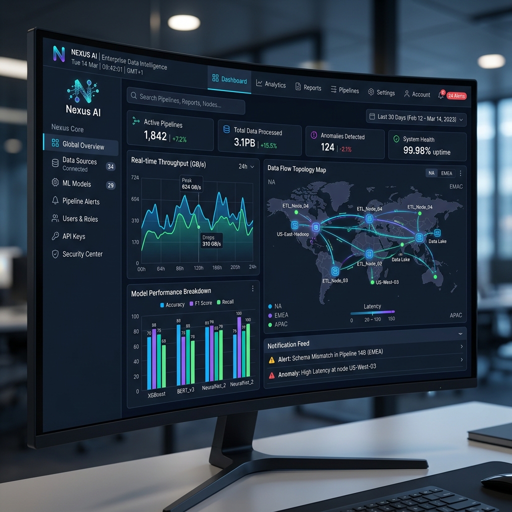 Nexus AI — SaaS Platform Dashboard